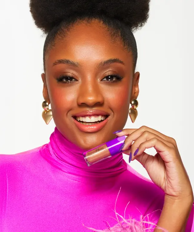 PurpuriGloss - Gloss Glitter cor ENTREGUEI - 5g